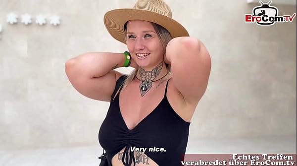 Junges Deutsches Model Lässt Sich Auf Malle Durchnehmen