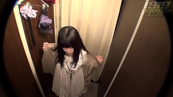 Spy Cam Watches Girl Strip In The Fitting Room
